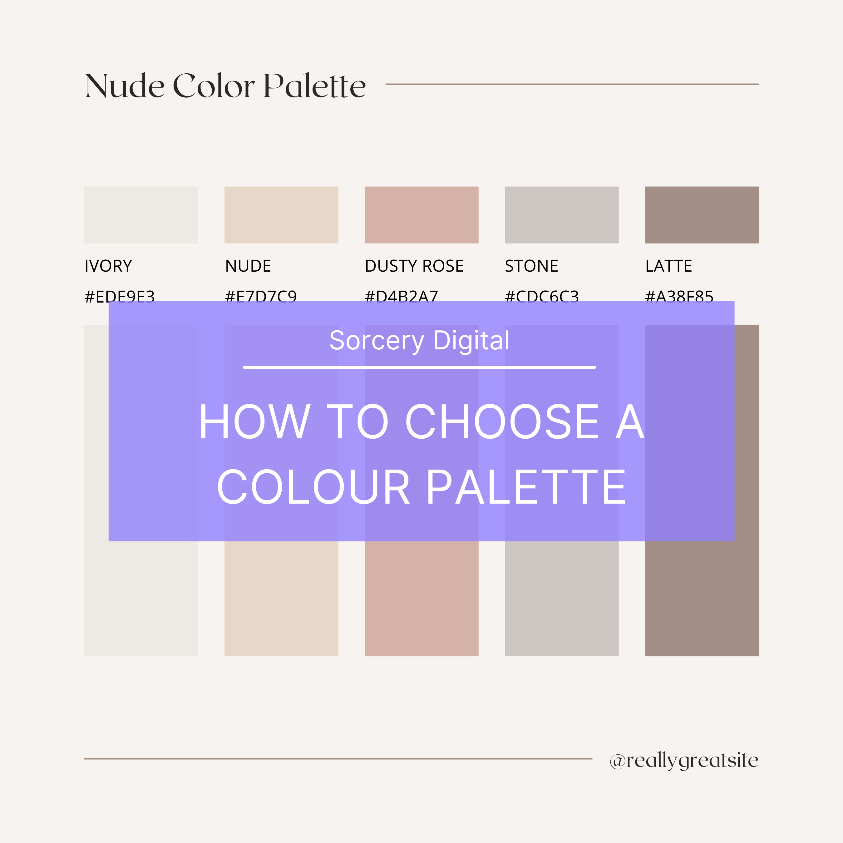 How to pick a colour palette